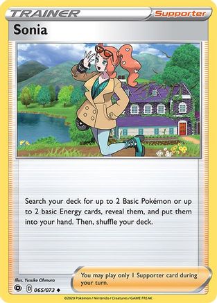 Champions Path  065/73 Sonia  - Reverse Holofoil - Uncommon
