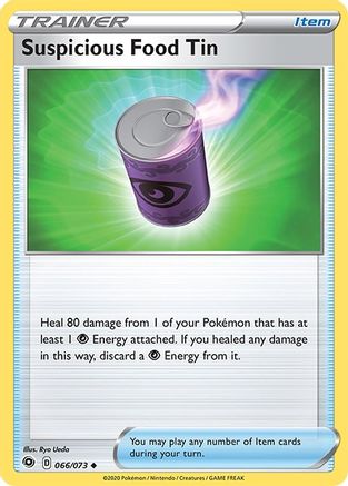 Champions Path  066/73 Suspicious Food Tin  - Uncommon