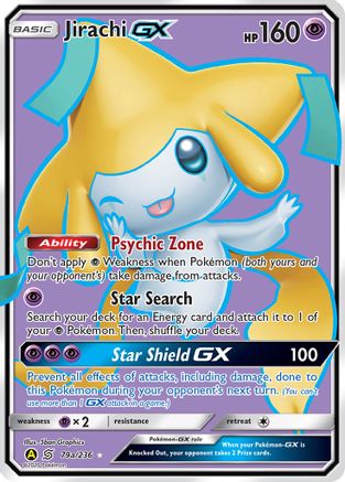 Alternate Art Promos  79a/236 Jirachi GX  - Holofoil - Promo