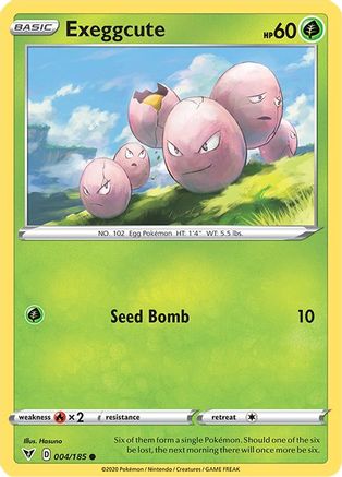 SWSH04 Vivid Voltage  004/185 Exeggcute  - Common