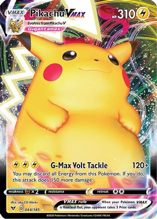 SWSH04 Vivid Voltage  044/185 Pikachu VMAX  - Holofoil - Ultra Rare