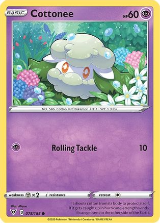 SWSH04 Vivid Voltage  075/185 Cottonee  - Common