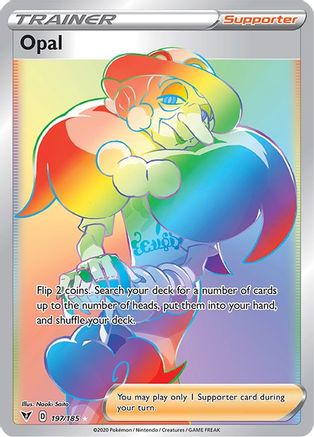 SWSH04 Vivid Voltage  197/185 Opal (Secret)  - Holofoil - Secret Rare