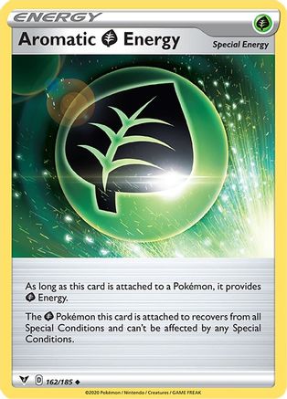 SWSH04 Vivid Voltage  162/185 Aromatic Grass Energy  - Uncommon
