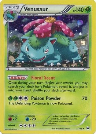 Blister Exclusives /108 Venusaur - 3/108 (Cosmos Holo)  - Holofoil - Promo