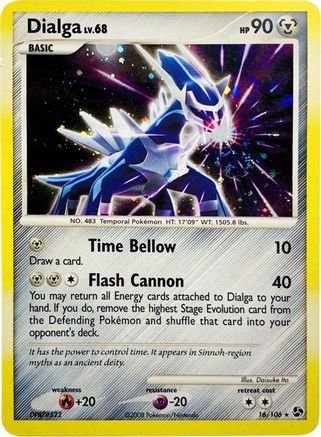 Deck Exclusives  016/106 Dialga  - Holofoil - Holo Rare