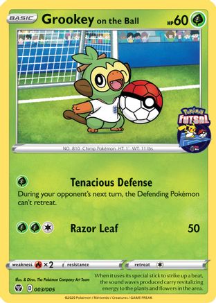 Miscellaneous Cards & Products  003/005 Grookey on the Ball  - Promo