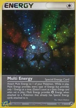 League & Championship Cards /100 Multi Energy (Special) 93/100 (League Promo)  - Holofoil - Promo