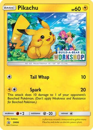Miscellaneous Cards & Products  SM86 Pikachu  - Promo