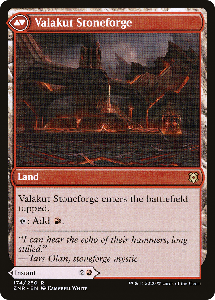 Zendikar Rising - (ZNR-174) - Valakut Awakening Foil