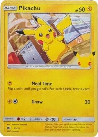 McDonalds 25th Anniversary Promos  025/25 Pikachu  - Holofoil - Promo