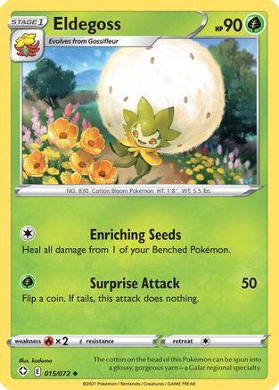 Shining Fates  015/072 Eldegoss  - Uncommon