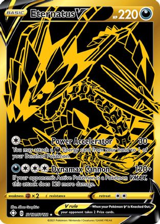 Shining Fates Shiny Vault  SV121/SV122 Eternatus V  - Holofoil - Shiny Holo Rare