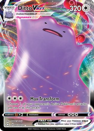 Shining Fates  051/072 Ditto VMAX  - Holofoil - Ultra Rare