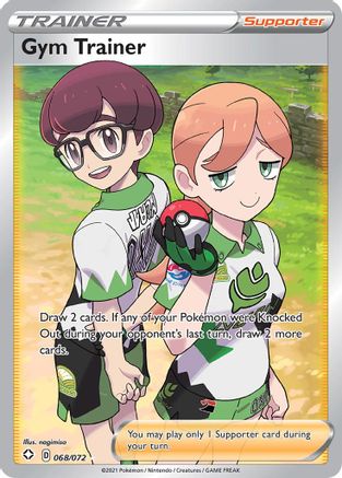 Shining Fates  068/072 Gym Trainer (Full Art)  - Holofoil - Ultra Rare