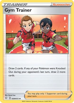 Shining Fates  059/072 Gym Trainer  - Uncommon