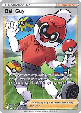 Shining Fates  065/072 Ball Guy (Full Art)  - Holofoil - Ultra Rare