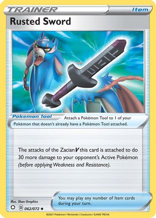 Shining Fates  062/072 Rusted Sword  - Uncommon