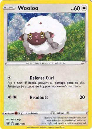 Miscellaneous Cards & Products  SWSH011 Wooloo  - Holofoil - Promo