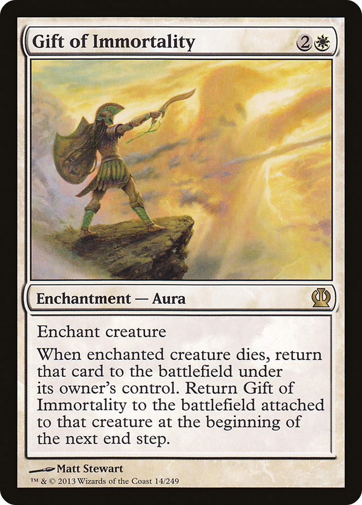 Theros - (THS-014) - Gift of Immortality Foil