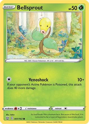 SWSH05 Battle Styles  001/163 Bellsprout  - Common