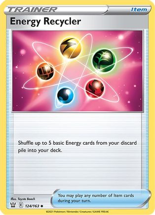 SWSH05 Battle Styles  124/163 Energy Recycler  - Uncommon