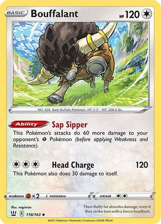 SWSH05 Battle Styles  118/163 Bouffalant  - Uncommon