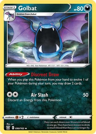 SWSH05 Battle Styles  090/163 Golbat  - Uncommon