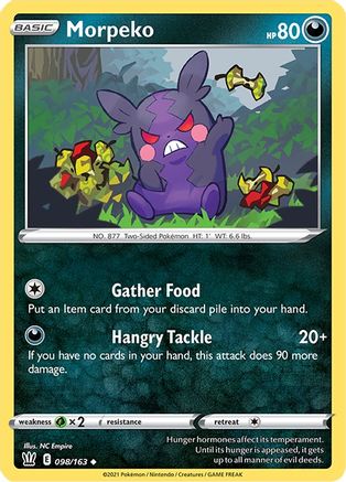 SWSH05 Battle Styles  098/163 Morpeko  - Uncommon