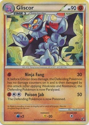 Blister Exclusives /90 Gliscor - 4/90 (Cracked Ice Holo)  - Holofoil - Promo