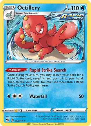 Deck Exclusives  037/163 Octillery  - Rare