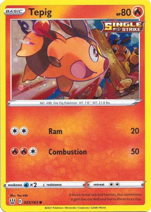 Miscellaneous Cards & Products  023/163 Tepig  - Holofoil - Promo