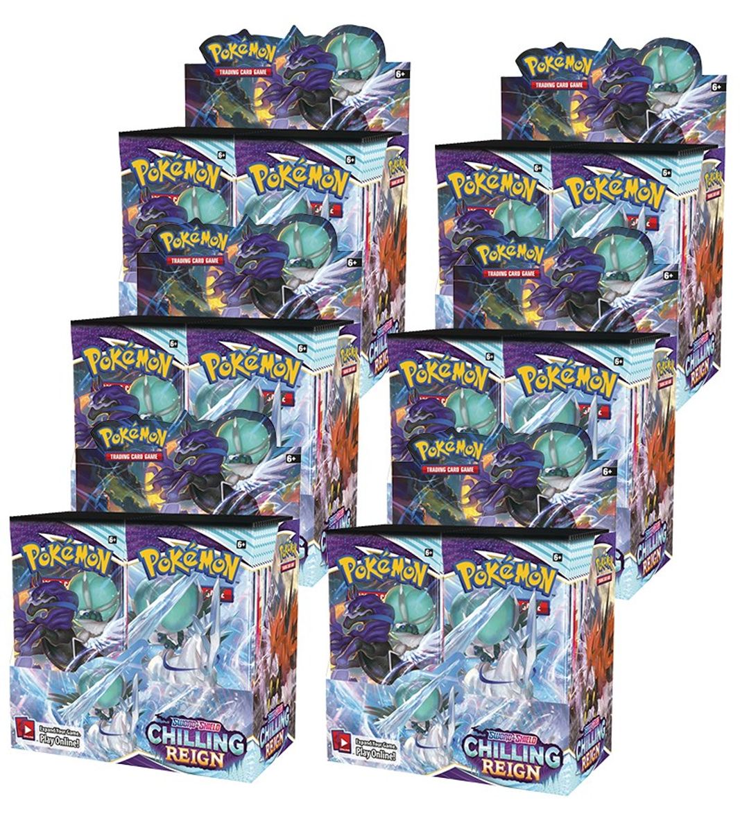 Pokemon Sword & Shield - SWSH06 - Chilling Reign Booster Box Case (6 BBs)