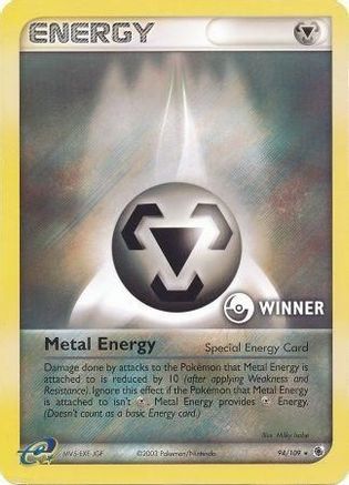 League & Championship Cards /109 Metal Energy (Special) - 94/109 [Winner]  - Holofoil - Promo