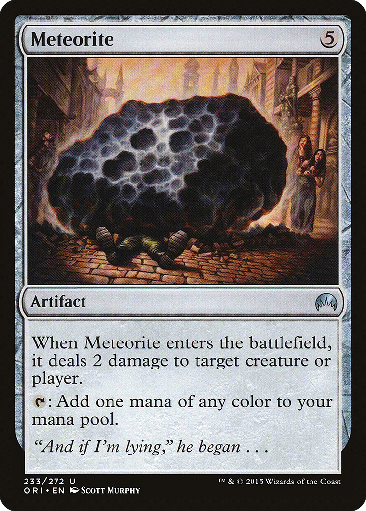 Magic Origins - (ORI-233) - Meteorite Foil