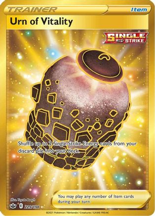 SWSH06 Chilling Reign  229/198 Urn of Vitality (Secret)  - Holofoil - Secret Rare
