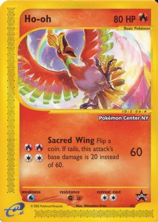 WoTC Promo  052/53 Ho-oh [Pokemon Center NY]  - Promo