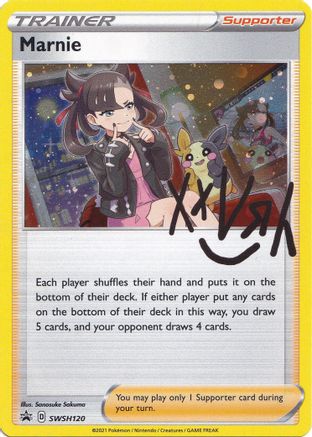 SWSH Sword & Shield Promo Cards  SWSH120 Marnie  - Holofoil - Promo