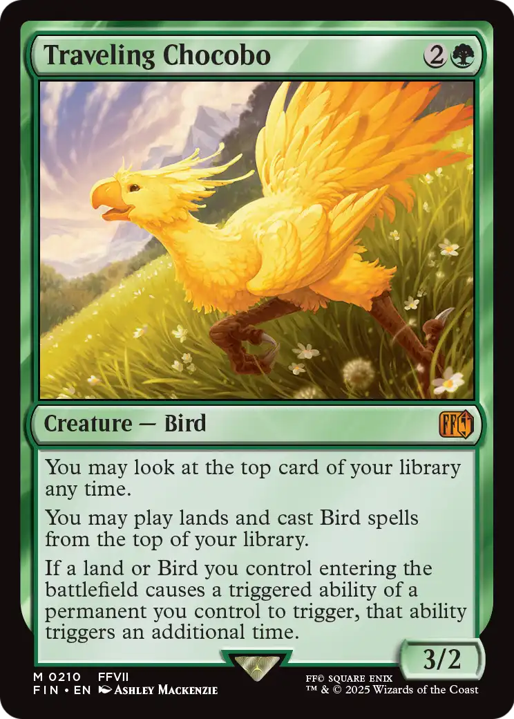FINAL FANTASY - (FIN-210) - Traveling Chocobo Foil