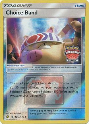 League & Championship Cards /145 Choice Band - 121a/145 (Oceania Championships)  - Reverse Holofoil - Promo
