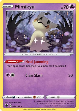 Miscellaneous Cards & Products  081/189 Mimikyu  - Holofoil - Promo