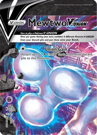SWSH Sword & Shield Promo Cards  SWSH159 Mewtwo V  - Holofoil - Promo