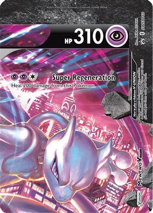 SWSH Sword & Shield Promo Cards  SWSH160 Mewtwo V  - Holofoil - Promo