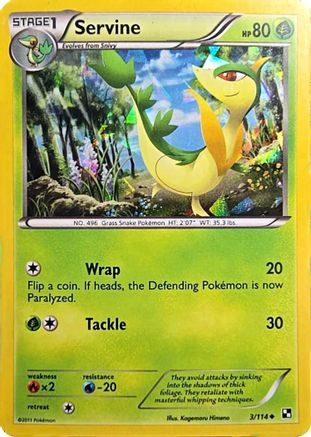 Miscellaneous Cards & Products  003/114 Servine  - Holofoil - Promo