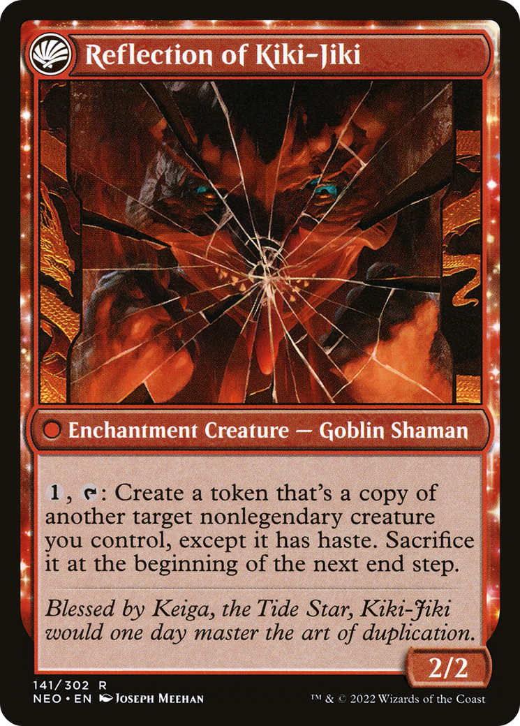Kamigawa: Neon Dynasty - (NEO-141) - Fable of the Mirror-Breaker: (fandfc, enchantment) Foil