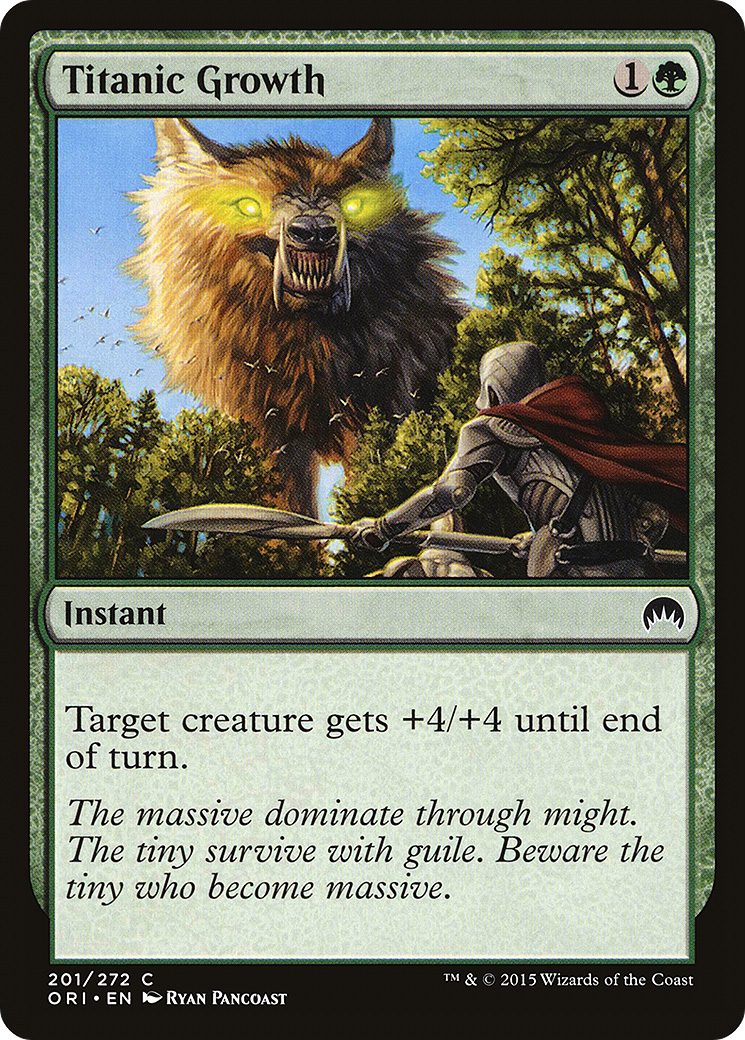 Magic Origins - (ORI-201) - Titanic Growth Foil