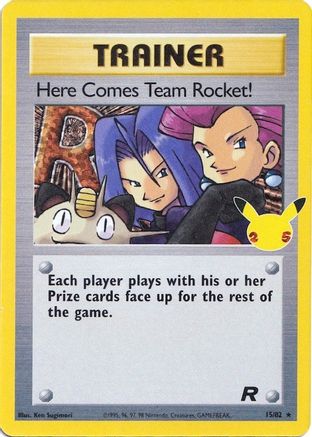 Celebrations Classic Collection  015/82 Here Comes Team Rocket!  - Holofoil - Classic Collection