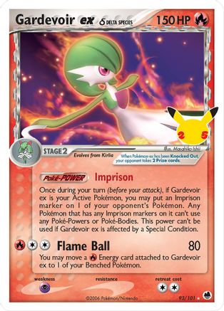 Celebrations Classic Collection  093/101 Gardevoir ex (Delta Species)  - Holofoil - Classic Collection