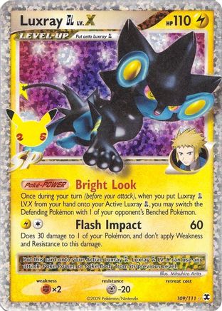 Celebrations Classic Collection  109/111 Luxray GL LV.X  - Holofoil - Classic Collection