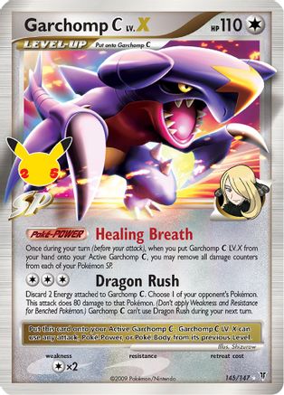 Celebrations Classic Collection  145/147 Garchomp C LV.X  - Holofoil - Classic Collection